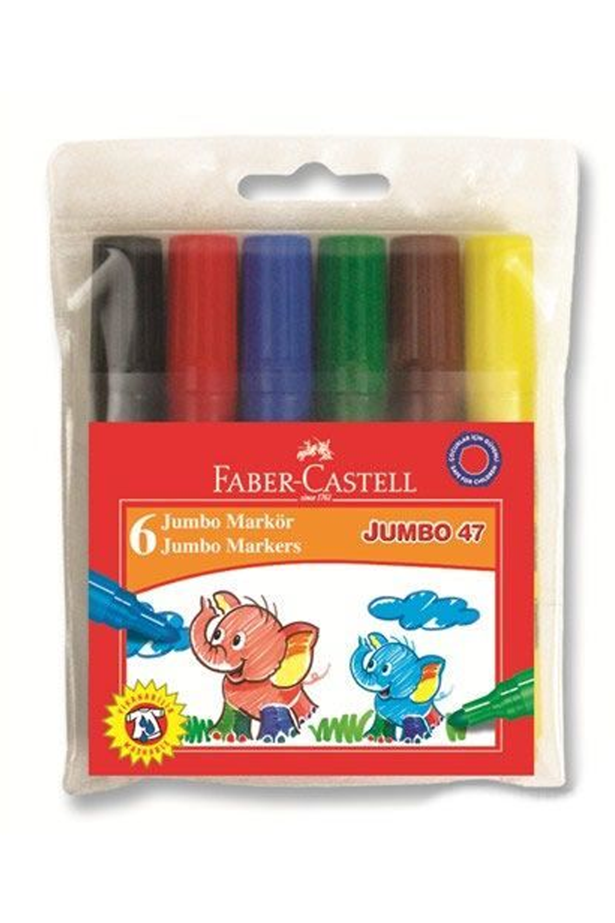Just Cheap Store Faber Castell Fc Jumbo 47 Markör 6'Li Poşet
