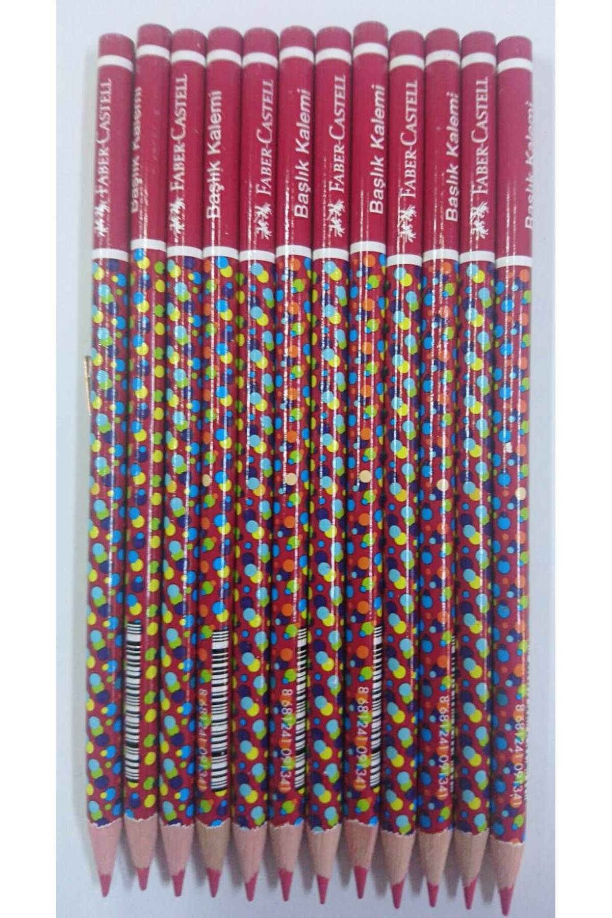 Faber Castell  Faber-Castel Kirmizi Başlik Kalemi 12'Li Yildiz Des