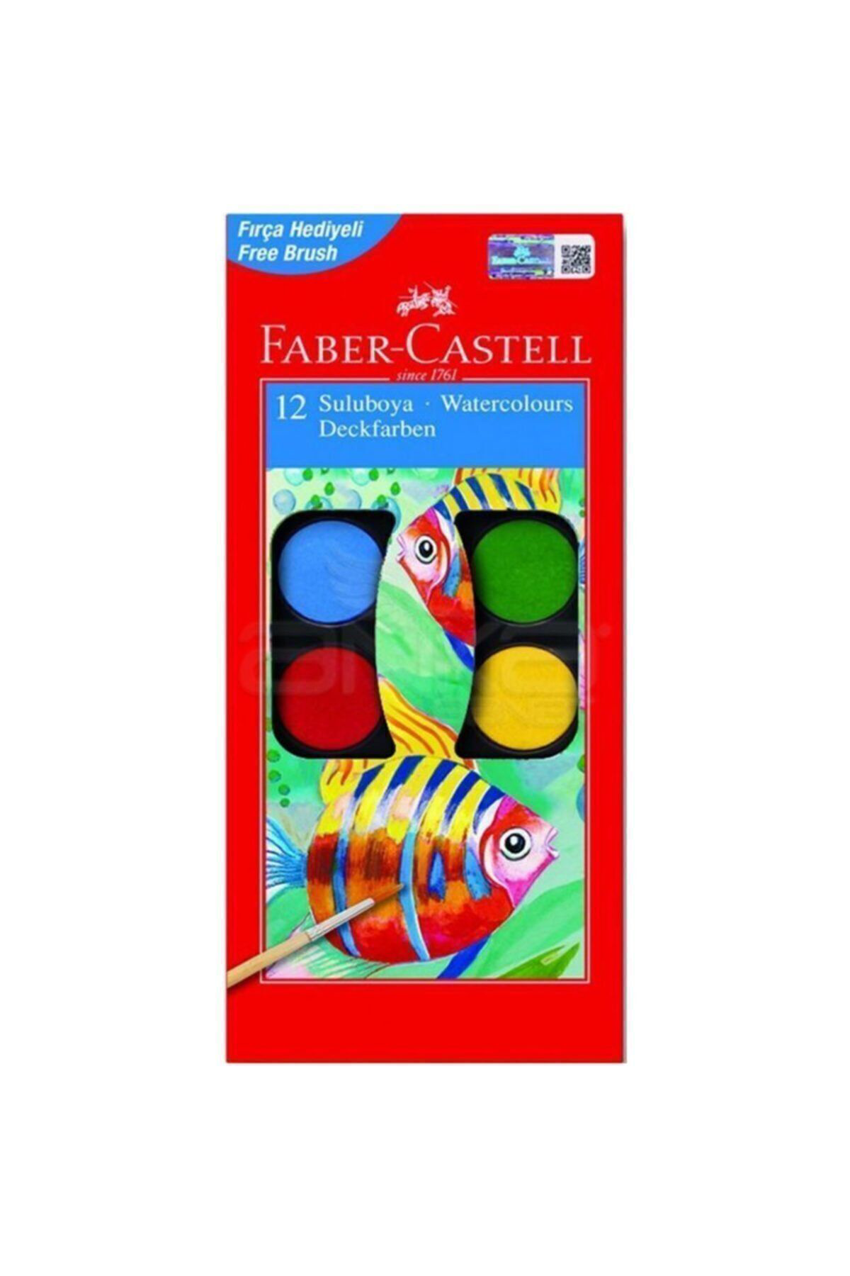 Faber Castell Faber-Castell Suluboya 12 Renk