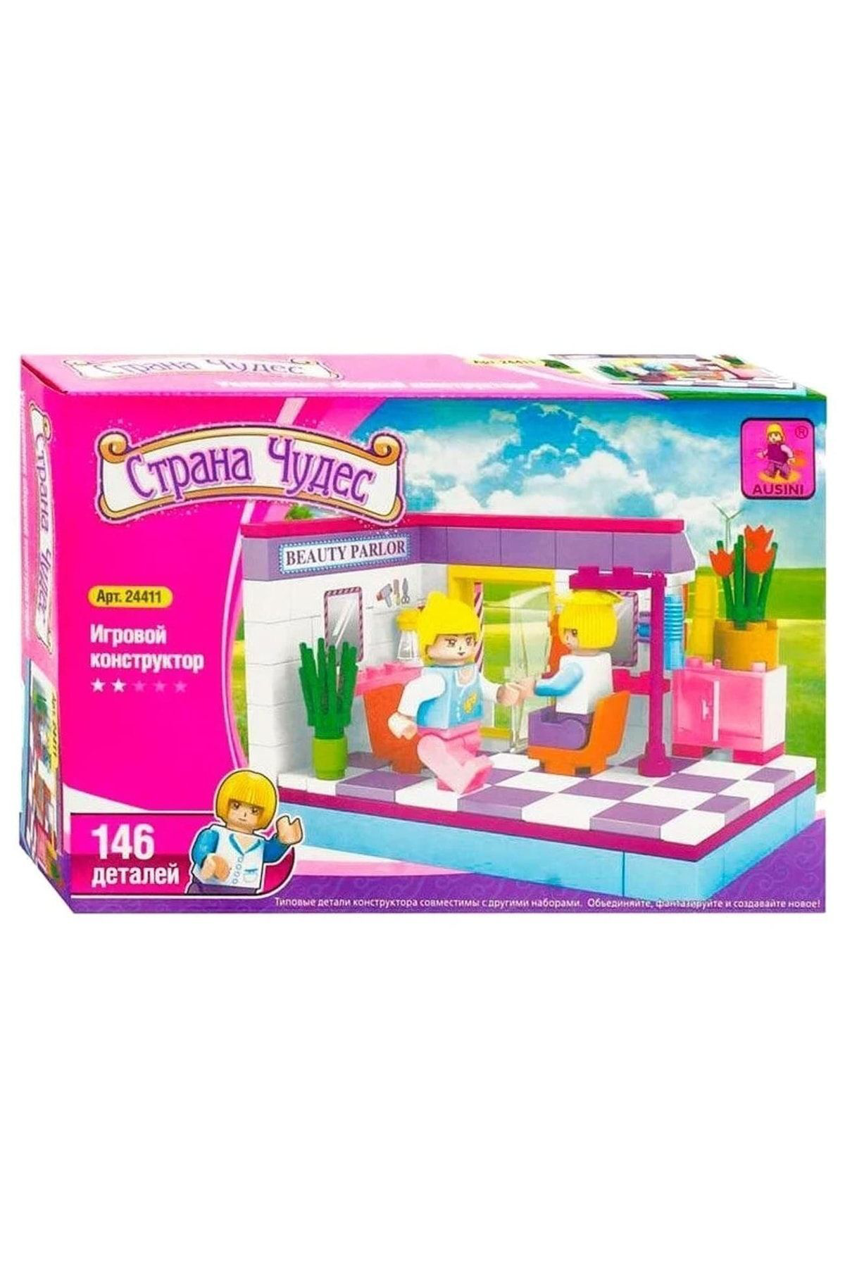 Oyuncak Store Fairyland 146 Parça Kuaför Salonu Block Seti