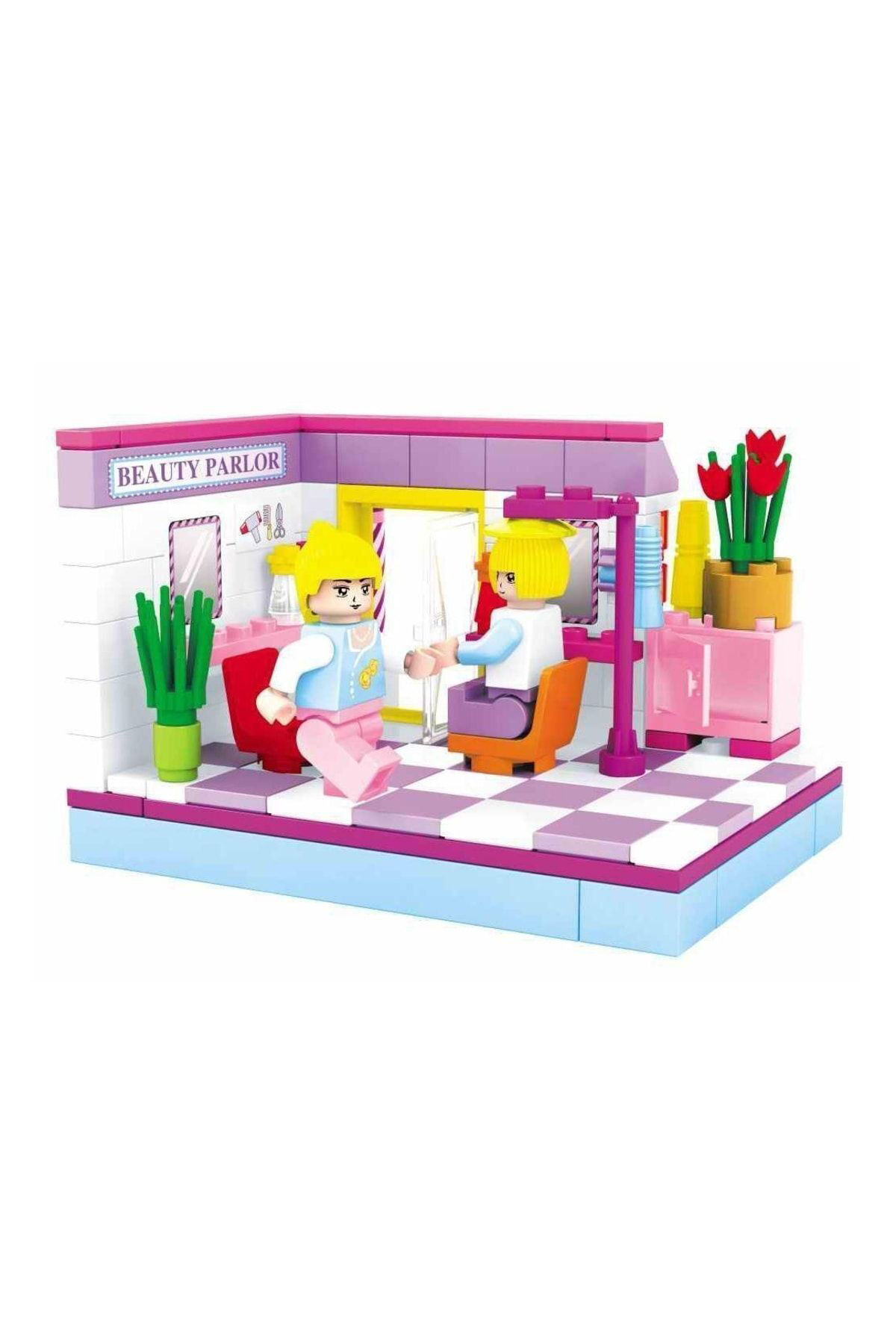 Oyuncak Store Fairyland 146 Parça Kuaför Salonu Block Seti