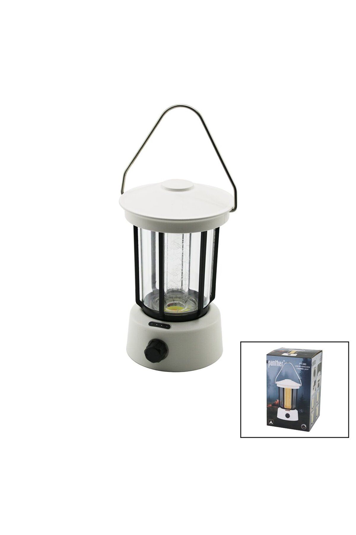 Ok Aksesuar Fanus Kamp Lambasi El Feneri Usb Şarjli Powerbank 5W Cob Led 800L