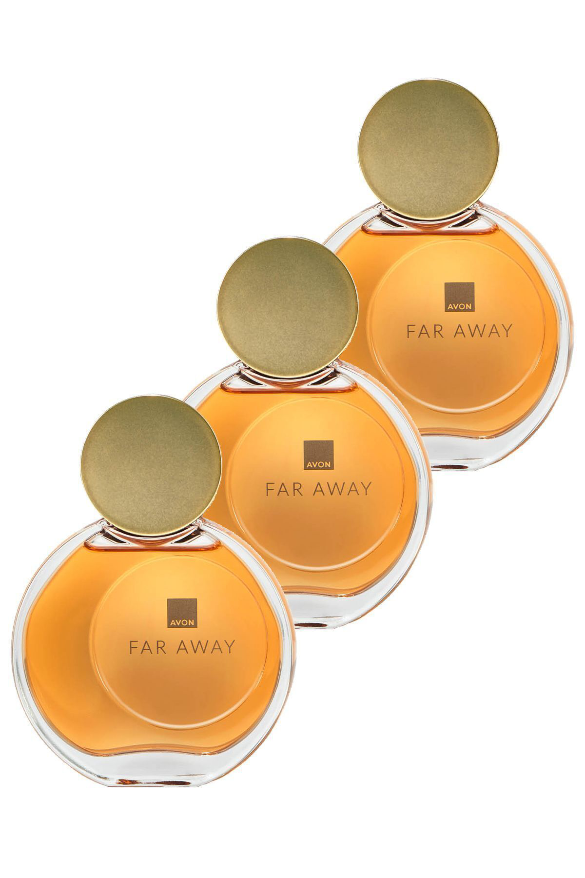 Avon Far Away Kadin Parfüm Edp 50 Ml. Üçlü Set