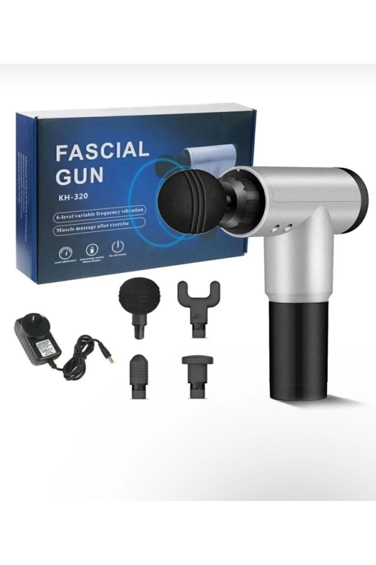 Yusuftex Fascial Gun Kh-320 Kablosuz Şarjli Mini Masaj Aleti