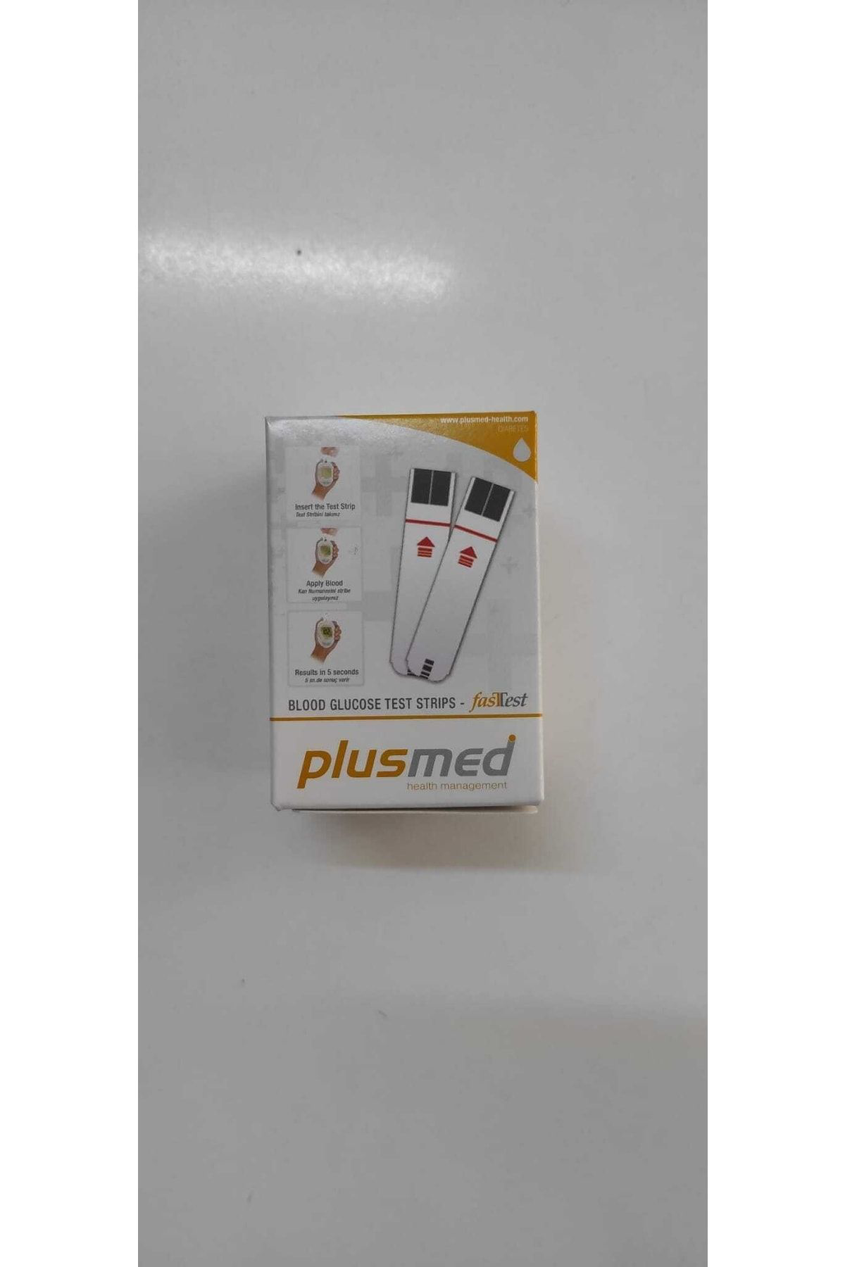 Plusmed Fasttest Şeker Ölçüm Çubuğu/Stripi