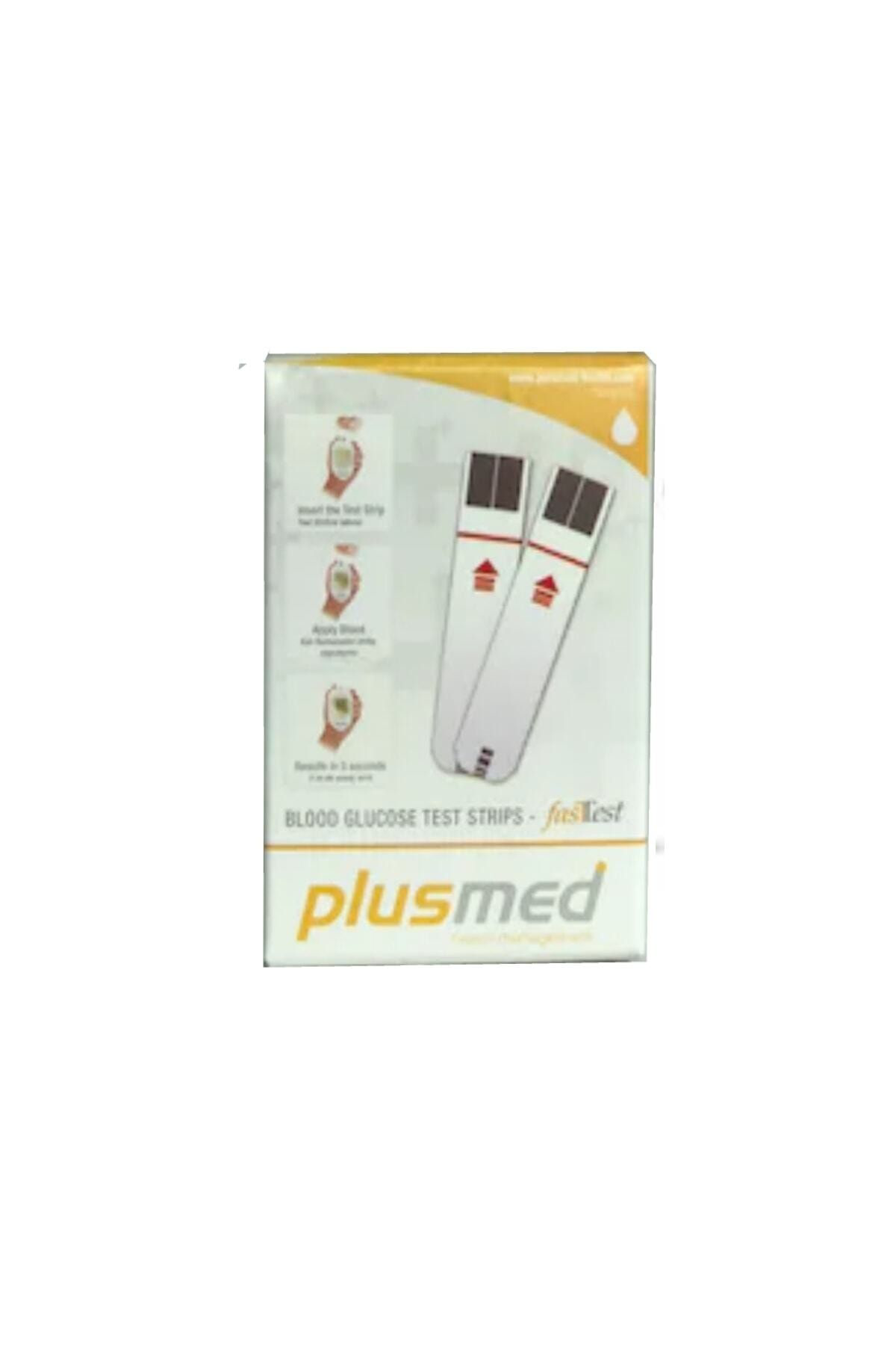 Plusmed Fasttest Şeker Ölçüm Strip 50 Adet