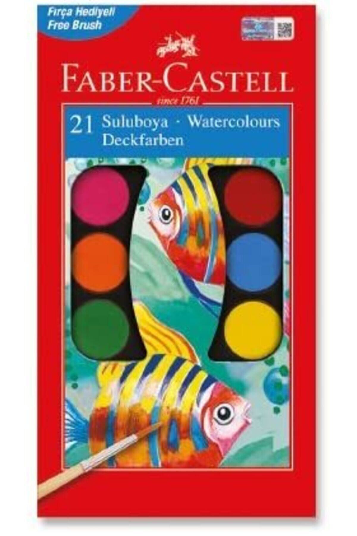 Faber Castell F.C.  21 Renk Büyük Boy Sulu Boya