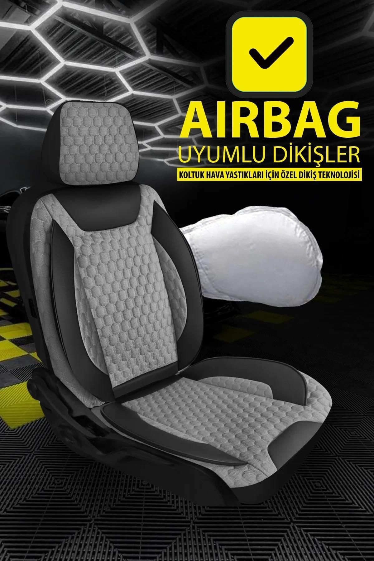 Dgnl Fiat Albea 2002-2012Uyumlu Oto Koltuk Kilifi Platinium Serisi - F