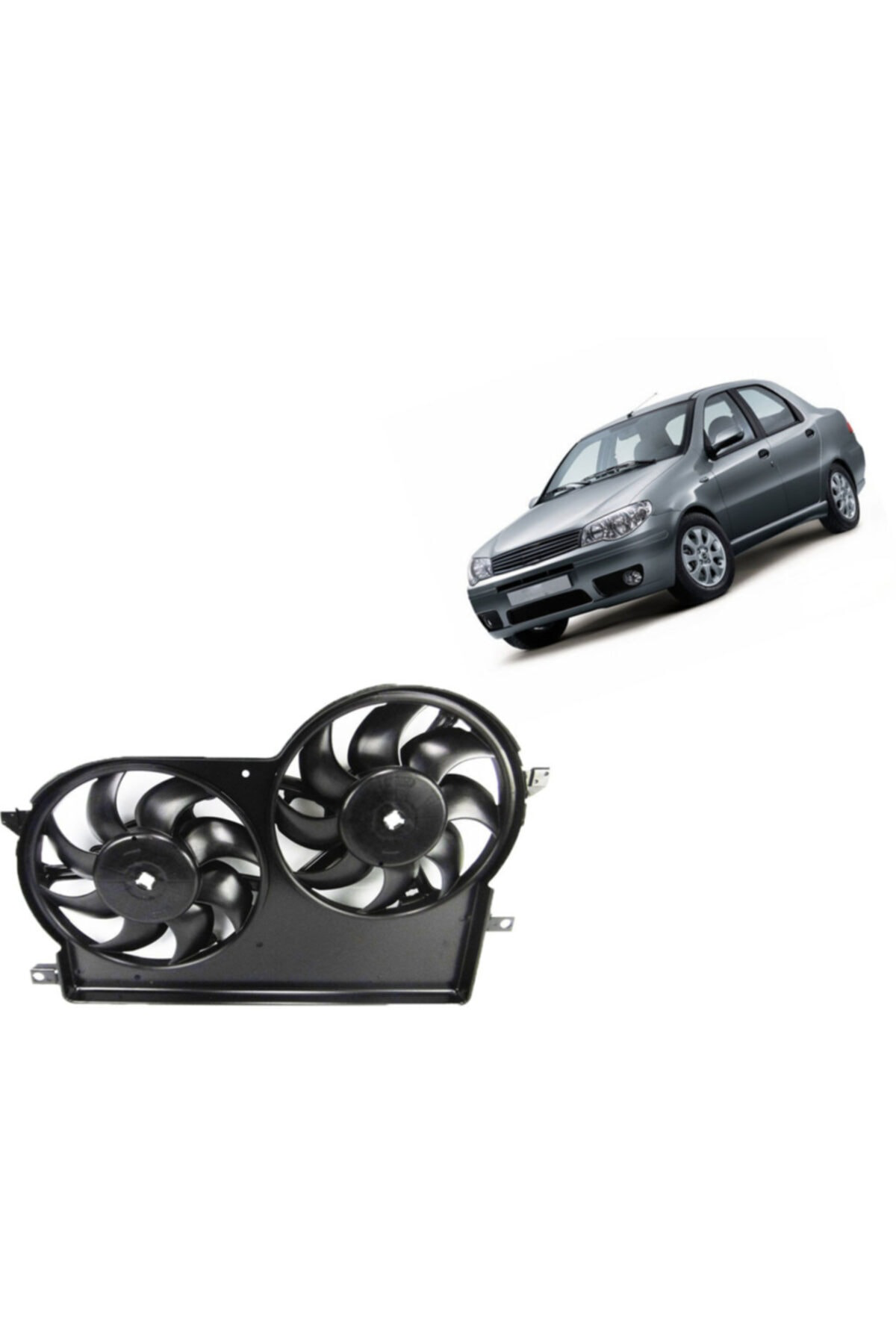 Winwin Fiat Albea Palio 1.3 Uyumlu Multijet Radyatör Fan Motoru Davlumb