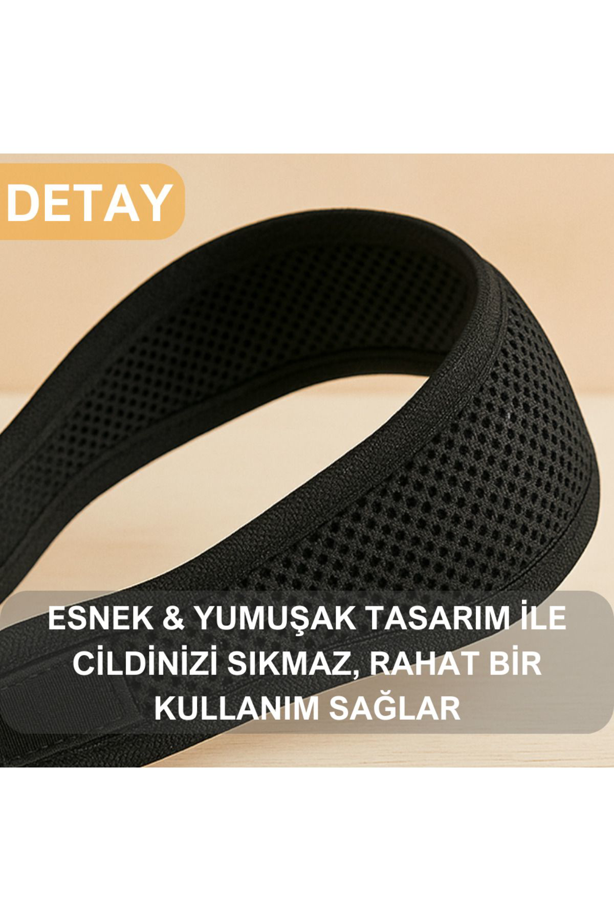 Beylini Fileli Saç Bandi 2Li Set Makyaj Uygulama Cirtli Hava Alabilir Cil