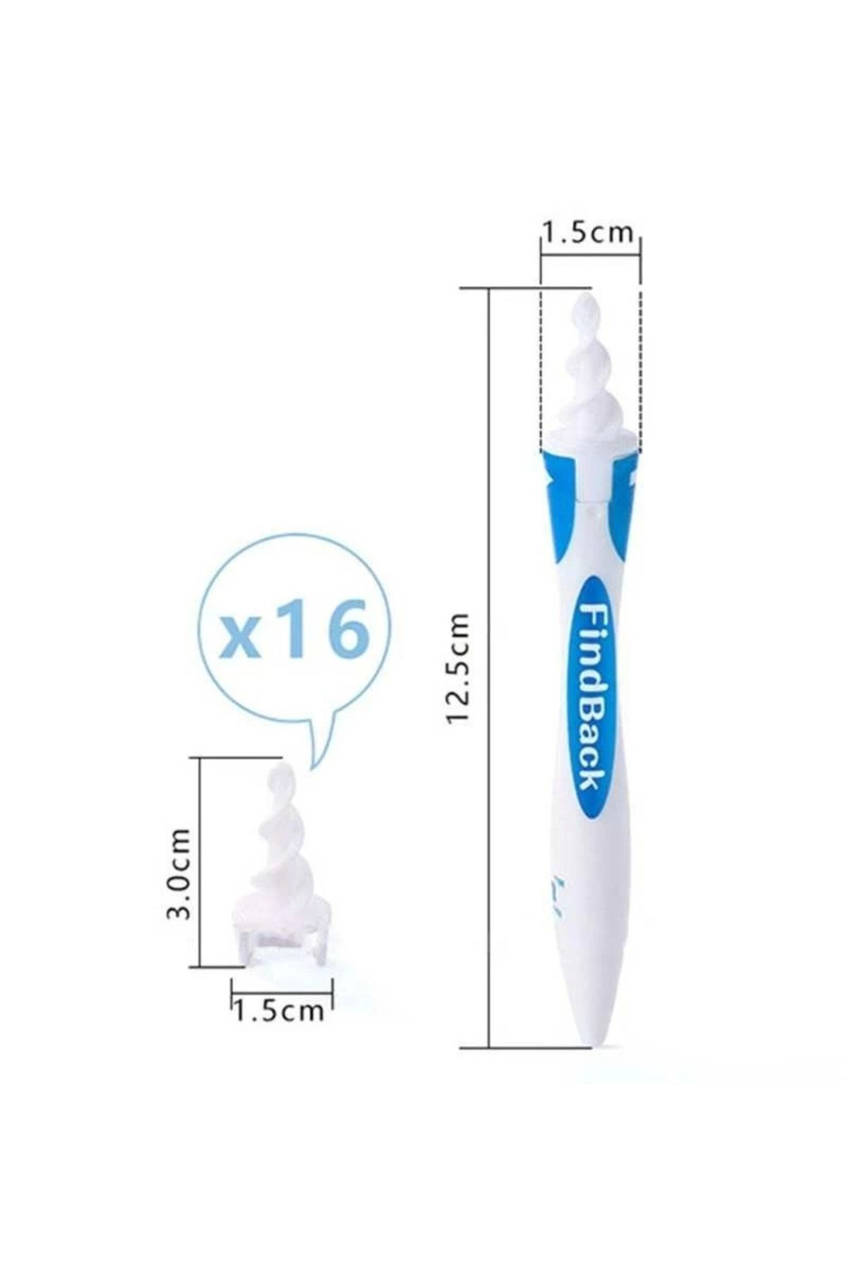 Yusuftex Find Back Pratik Kulak Temizleme Aparati Silikon Kit Ear Claning