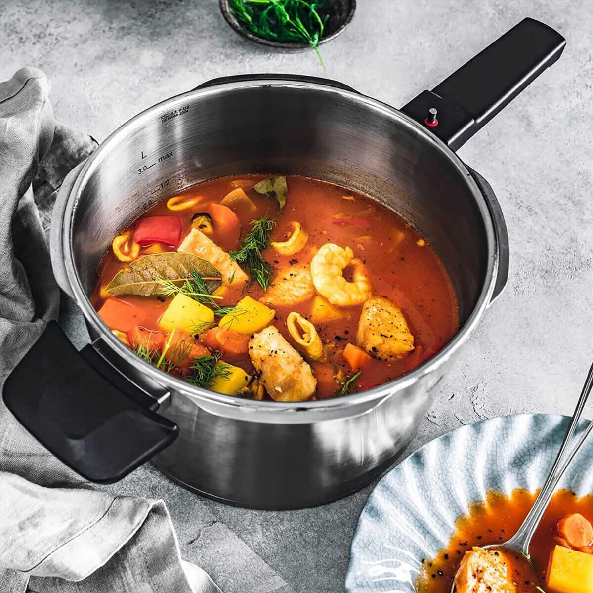 Fissler  Vitaquick Glossy Düdüklü Tencere 6 Litre