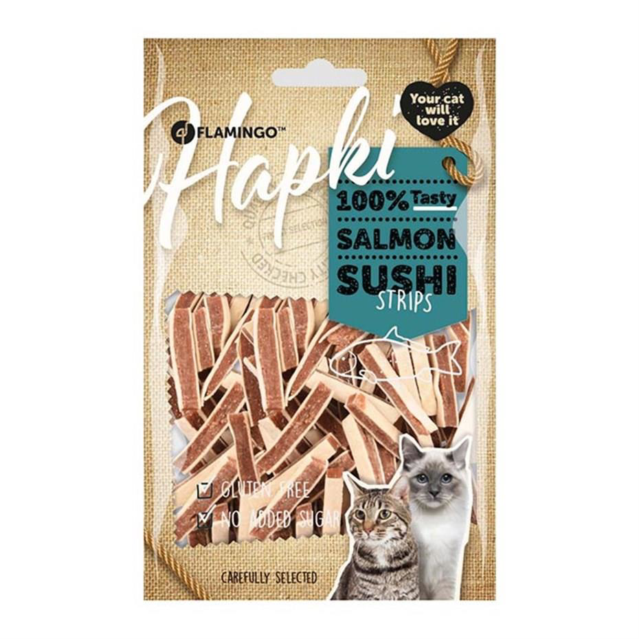 Flamingo  Hapki Somon Alabalikli Şerit Kedi Ödülü 85Gr