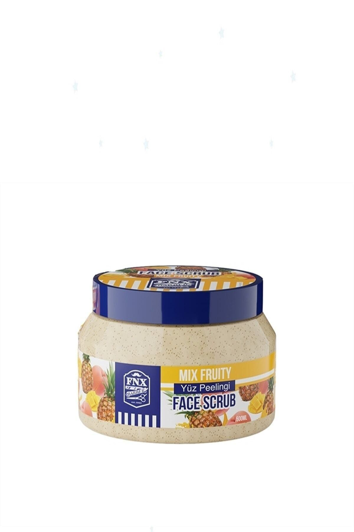 Fnx Barber Fnx Face Kayisi Çeğirdeği Tanecikli Scrub Fruity Mix Peeling 500 