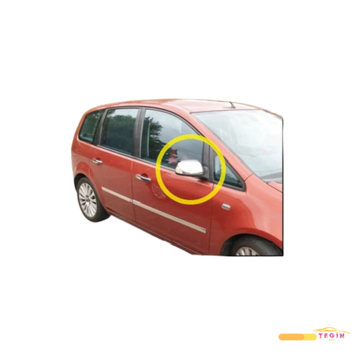 Focus 2 HB 5D/SD/SW 2005-2008 Ayna Kapağı 2 Parça Paslanmaz Çelik