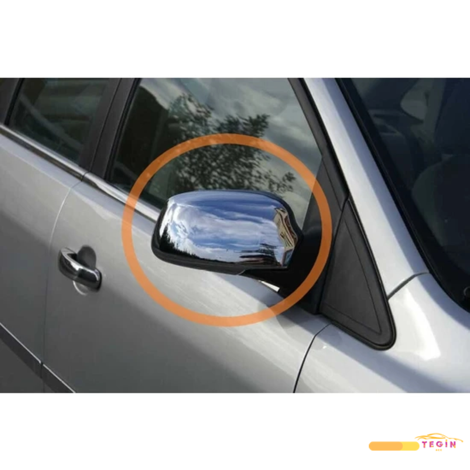 Focus 2 HB 5D/SD/SW 2005-2008 Ayna Kapağı 2 Parça Paslanmaz Çelik