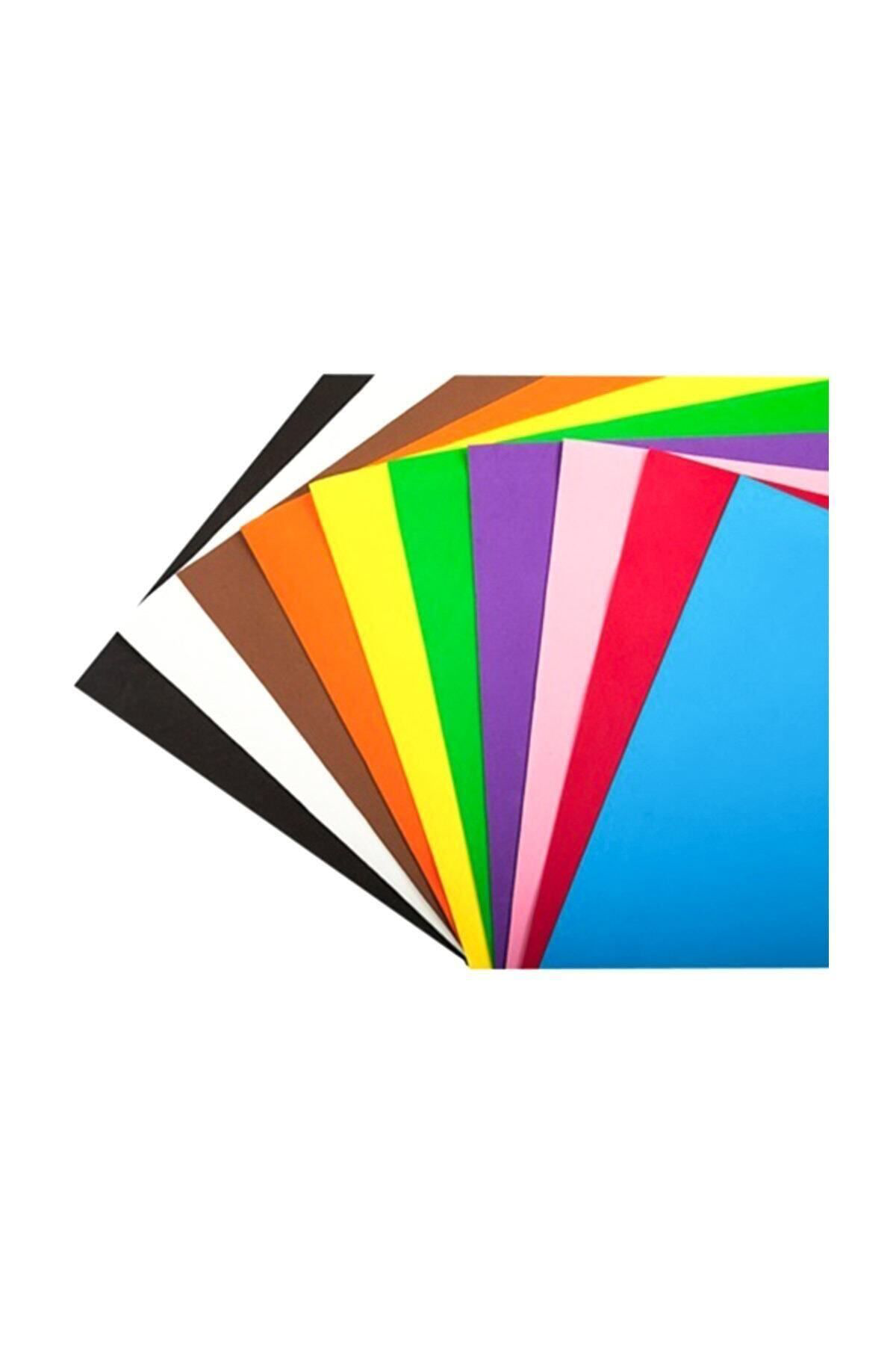 İq Color Fon Kartonu 10'Lu 50 X 70 Cm 160 Gr Karişik Renk