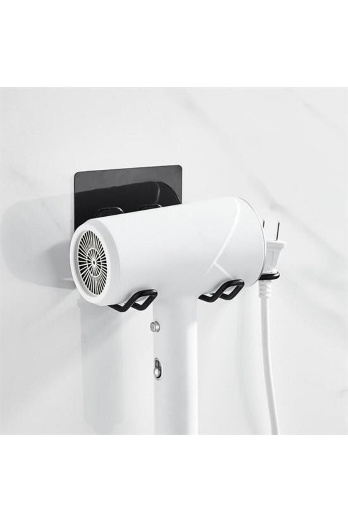 Ok Aksesuar Fön Makine Askisi Siyah Yapişkanli Fön Makine Tutucu Go5060292879
