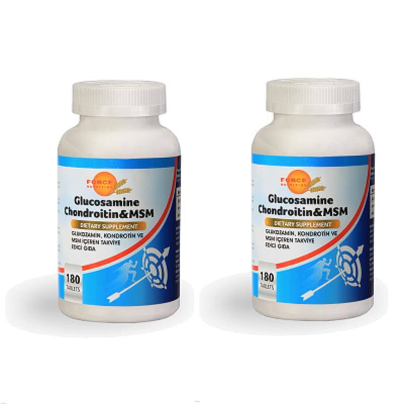 Force Nutrition  Glucosamine Chondroitin & Msm 180 Tablet 2 Kutu