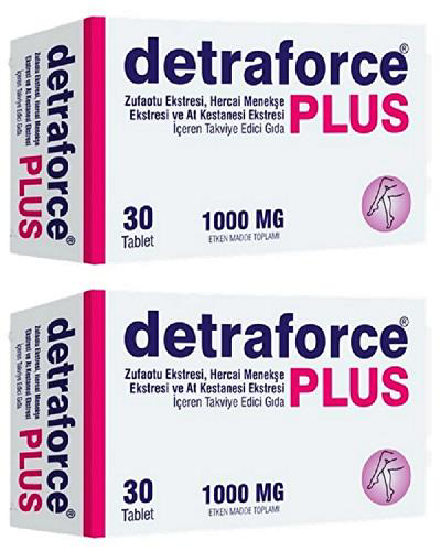 Force Nutrition  Detraforce Plus 30 Tablet | 2 Adet 