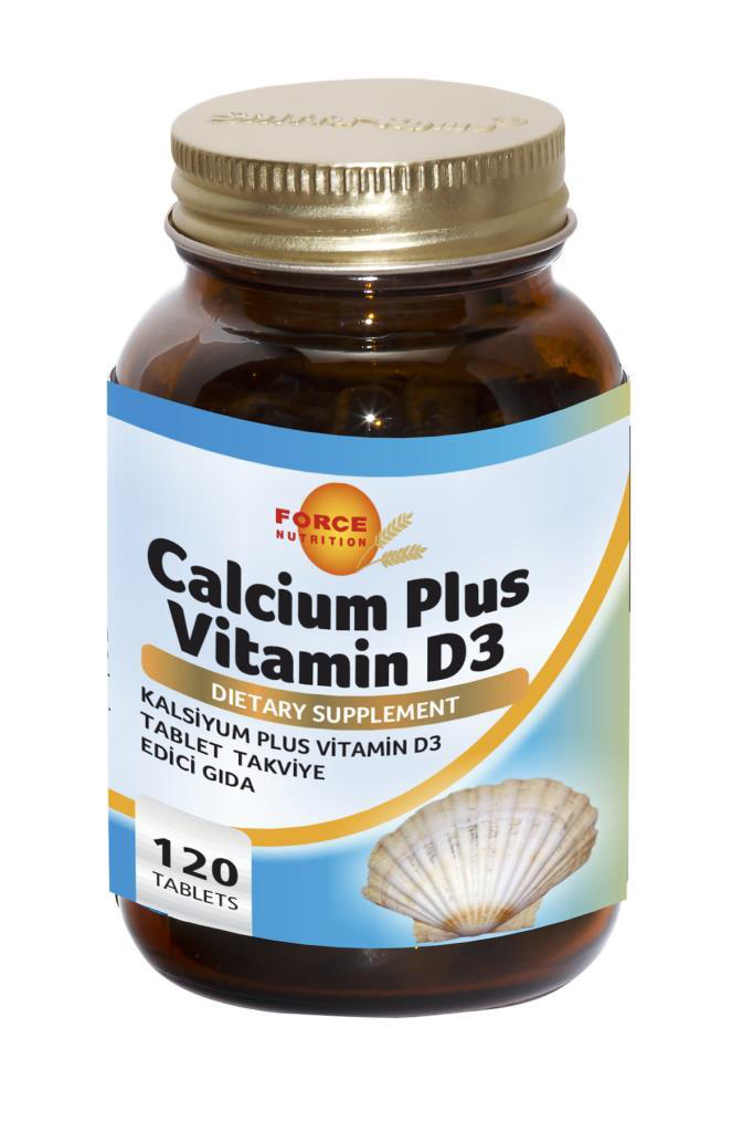 Force Nutrition  Calcium Plus Vitamin D3 120 Tablet