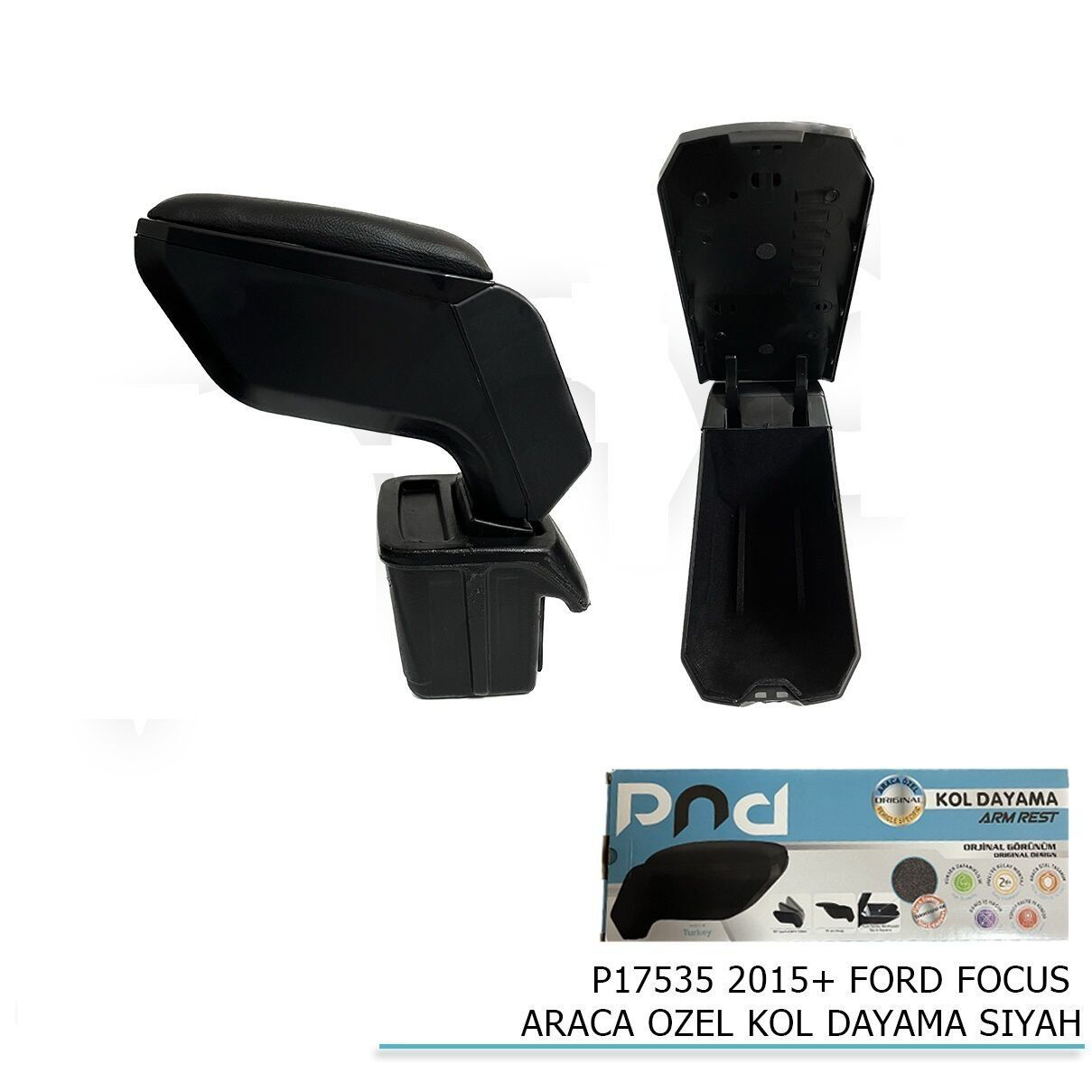 Drs Tuning Ford Focus Uyumlu Araca Özel Kol Dayama Siyah 2015+ Parça
