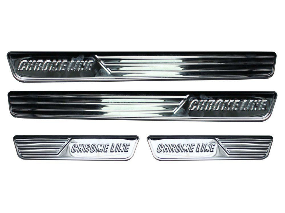 Drs Tuning Ford Ranger Uyumlu Chrome Line Kapi Eşiği 4 Kapi Krom 2016 Ve Son