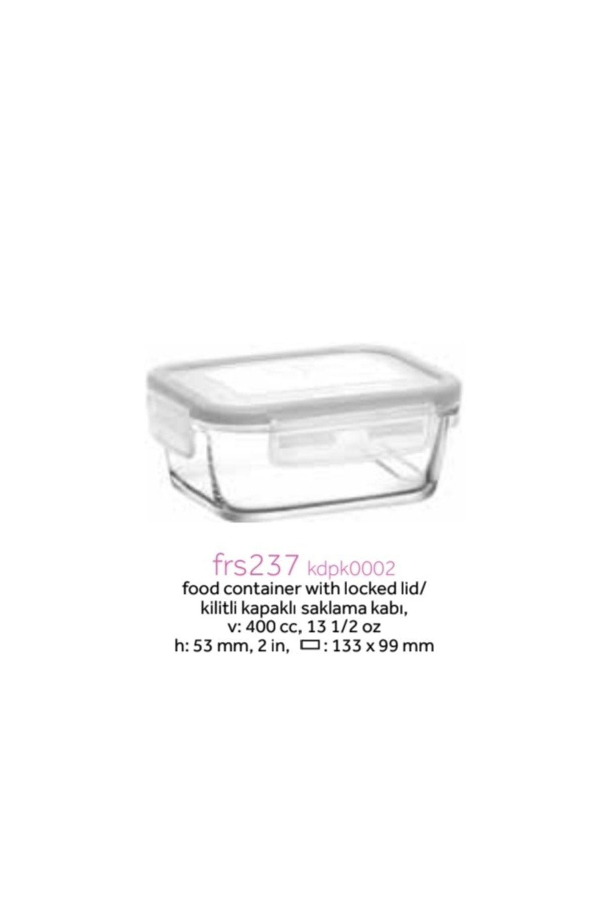 Lav Fresco Saklama Kabi 8 Parça