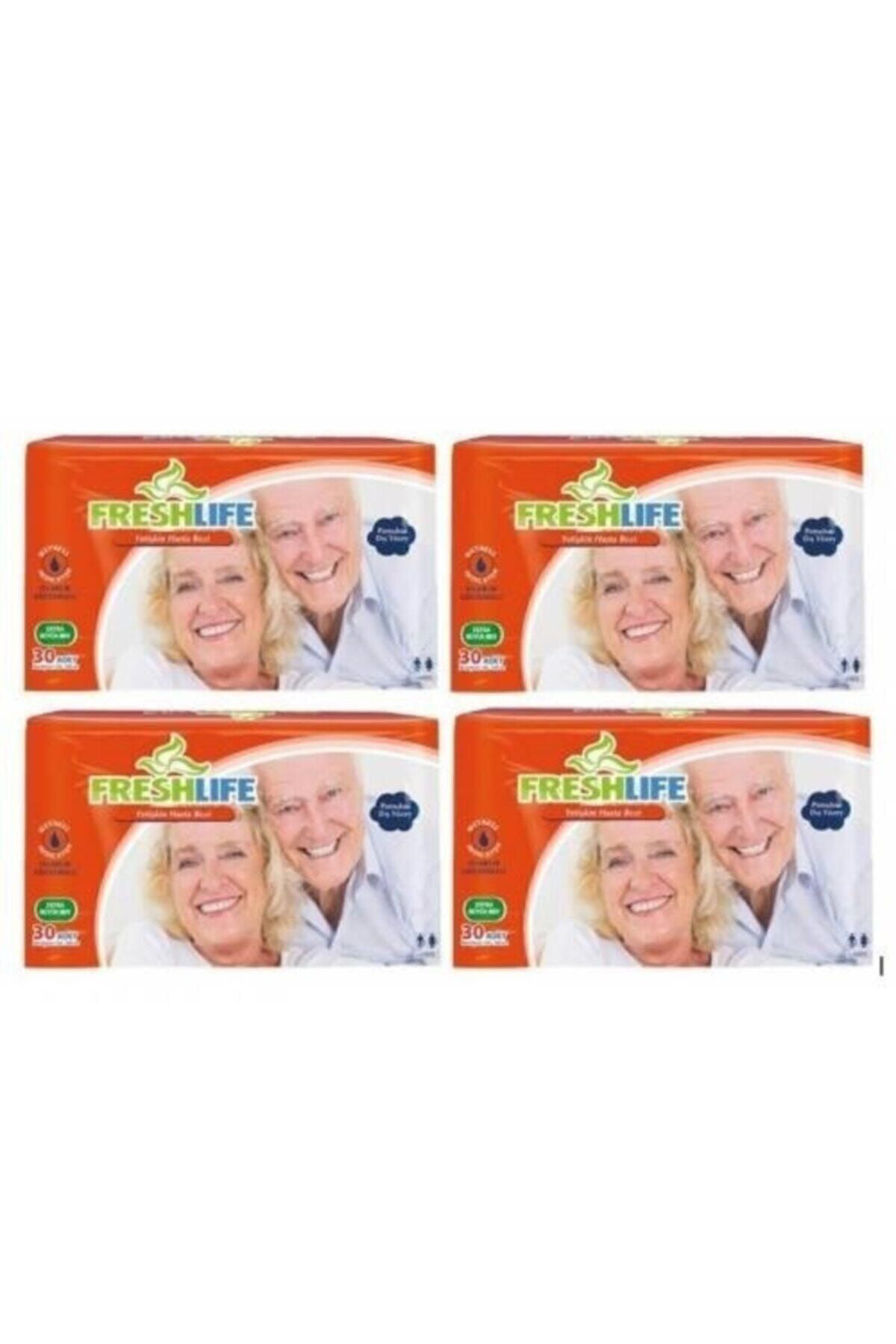 Medmedikal Freshlife Yetişkin Hasta Bezi Xl Ekstra Büyük Boy 4 Paket 120 Ade
