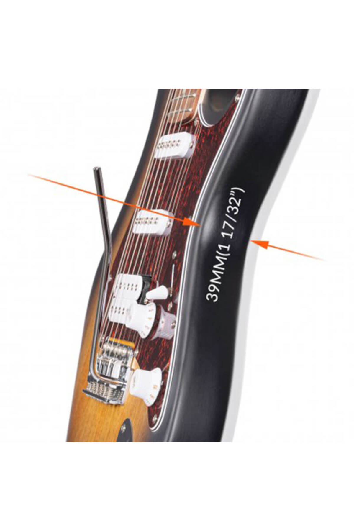 Cort G110opsb Elektro Gitar, Open Pore Sunburst (H-S-S)