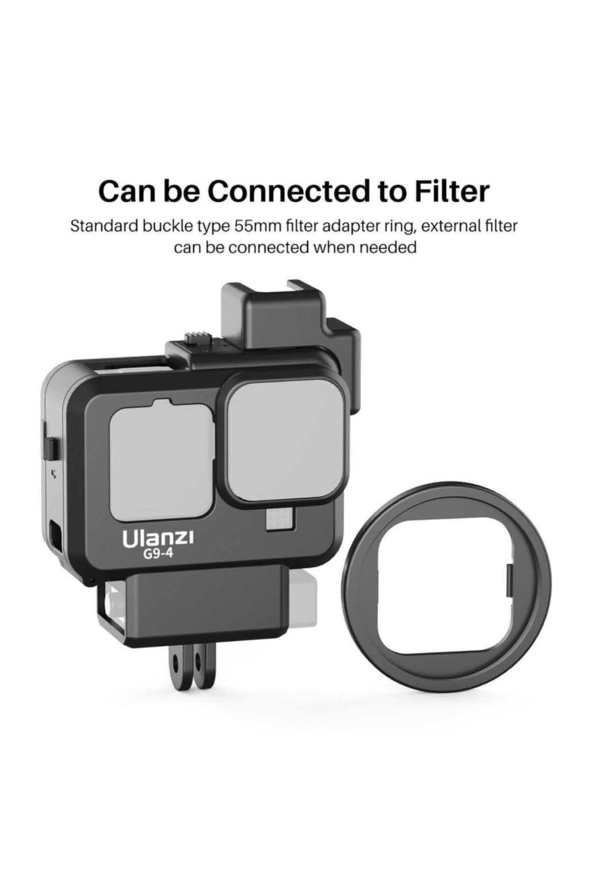 Ulanzi G9-4 Gopro Hero 9 Vlog Case Plastik Çerçeve