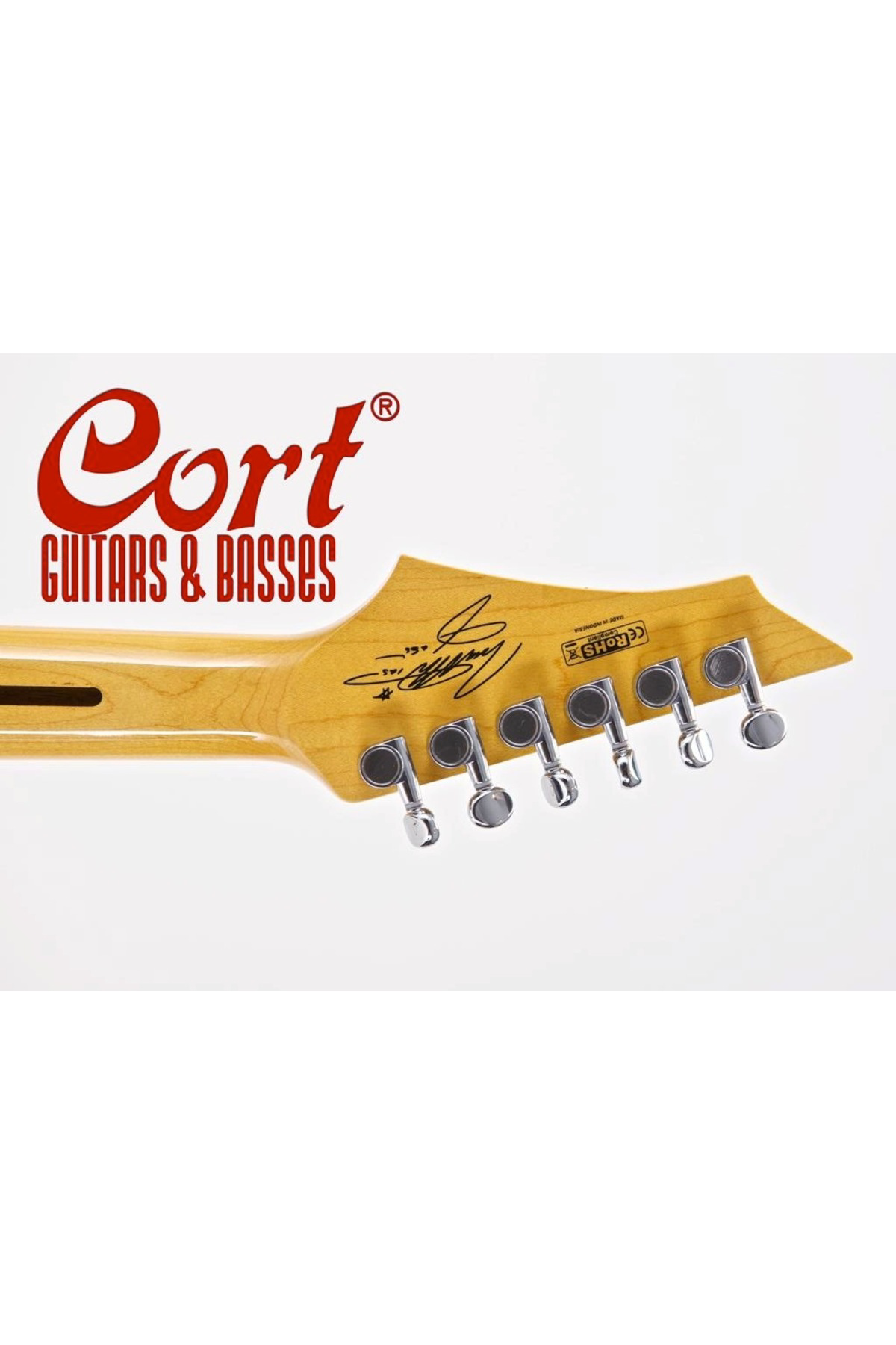 Cort Garage1 Bks Elektro Gitar Kilifli, Siyah Satin, Scorpu Pickup Ele