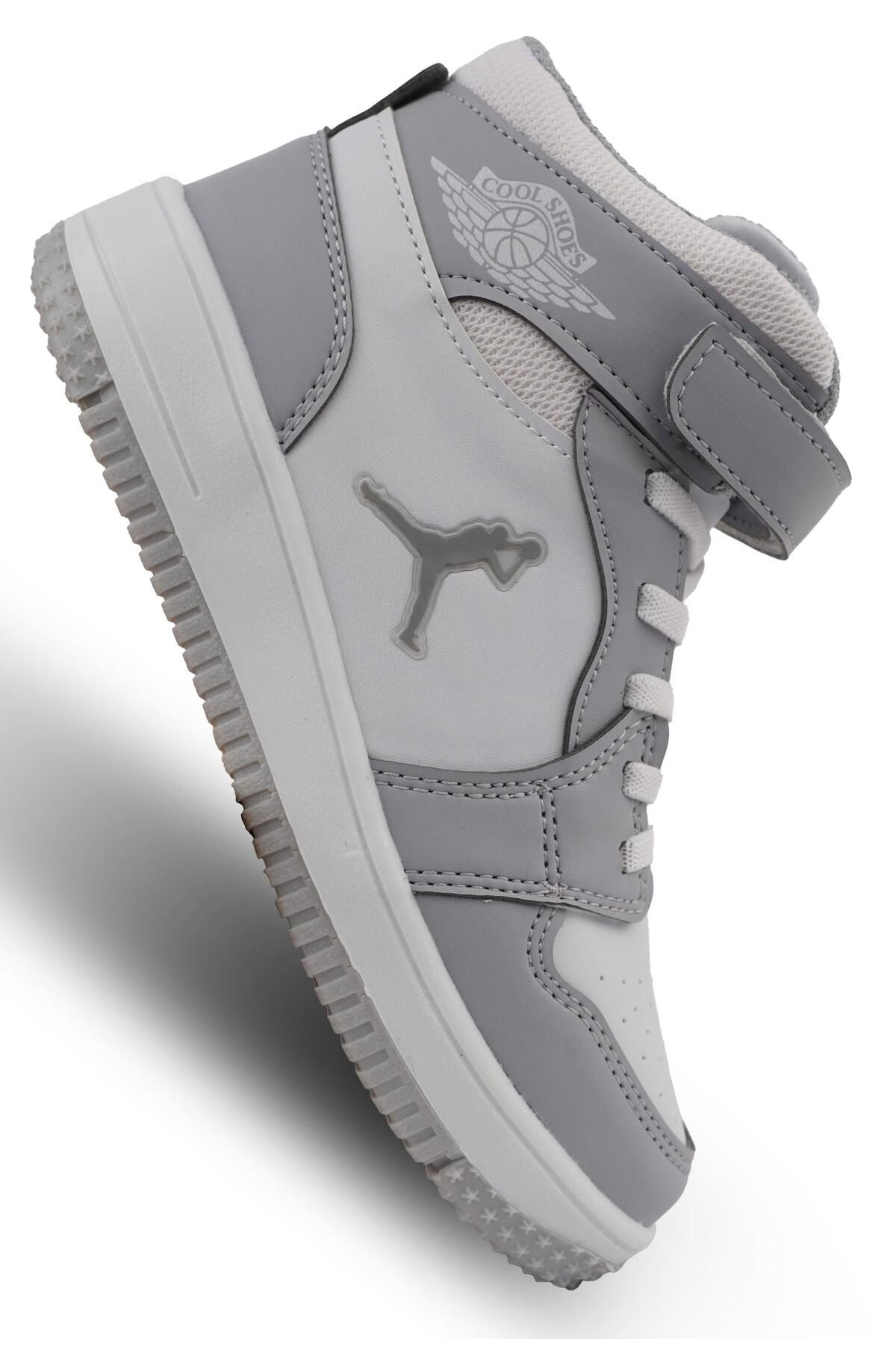 Cihanshoes Garantili Unisex Çocuk Uzun Sneaker Spor Ayakkabi Ortopedik 26-27