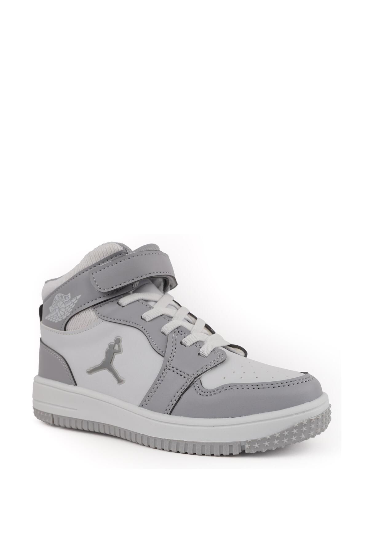 Cihanshoes Garantili Unisex Çocuk Uzun Sneaker Spor Ayakkabi Ortopedik 26-27