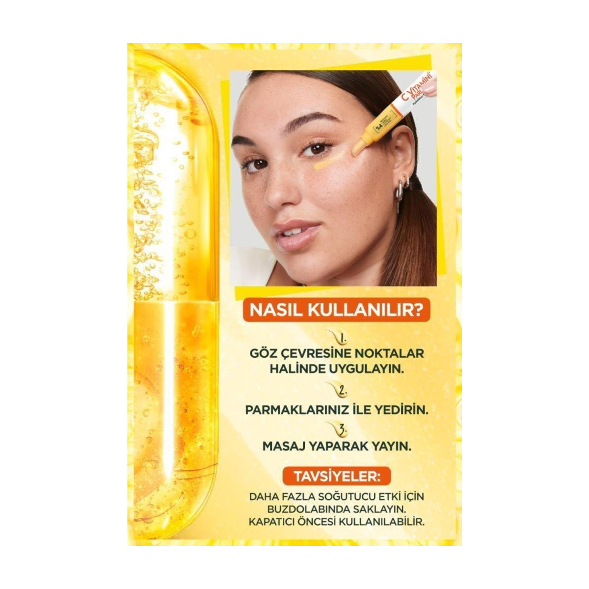 Garnier  C Vitamini Parlak Aydinlatici Göz Kremi 15Ml