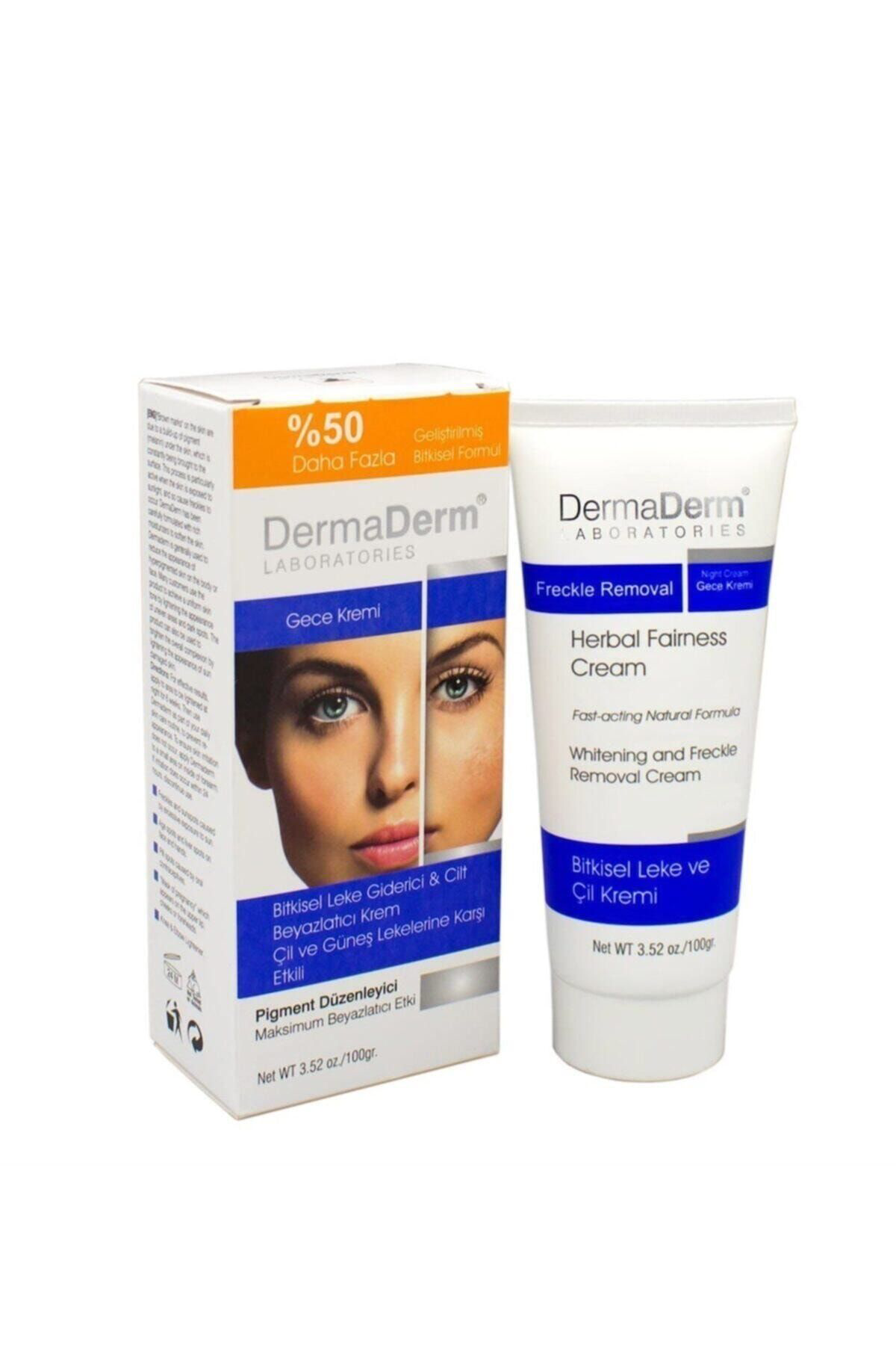 Dermaderm Gece Cilt Beyazlatici Ve Leke Kremi 100Gr