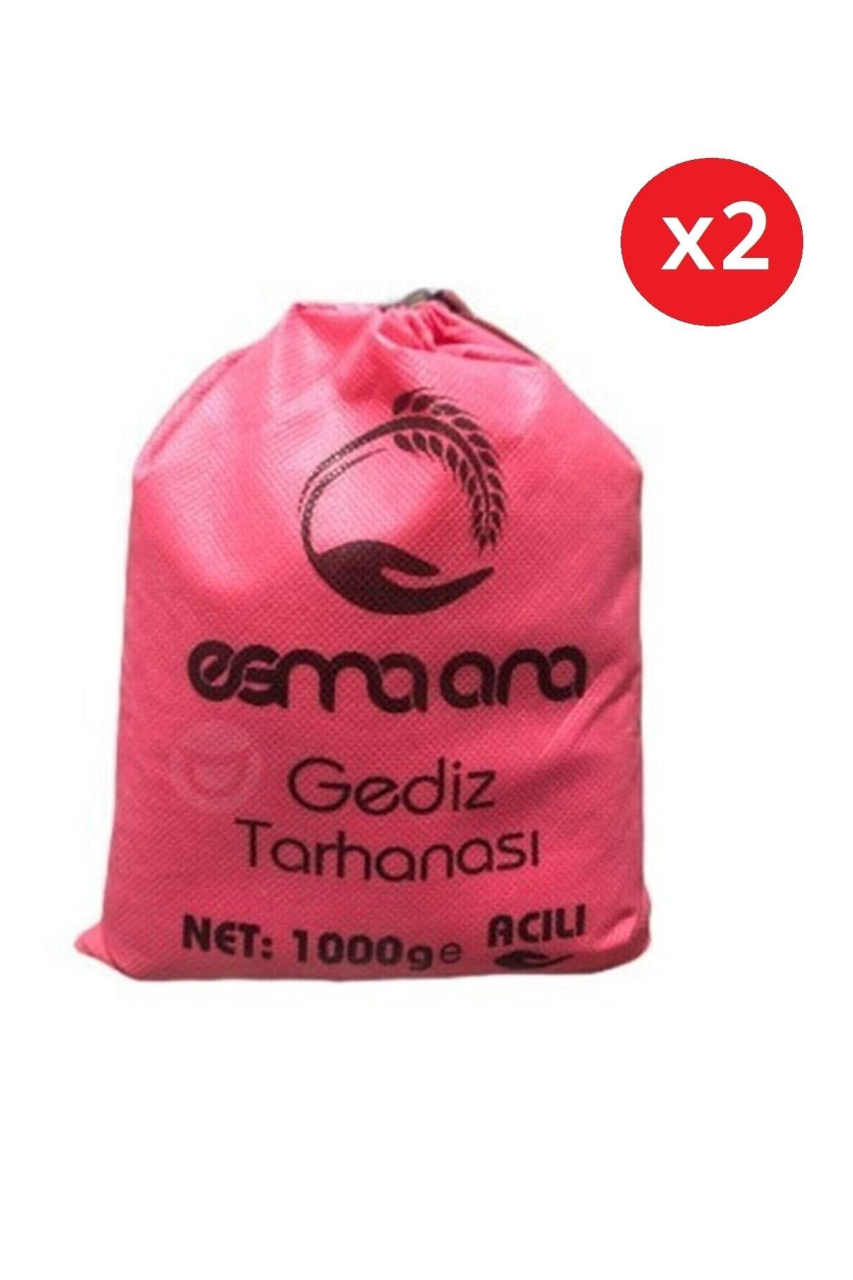 Esma Ana Gediz Tarhanasi 2 Adet 1000Gr(Aci) Tarhana