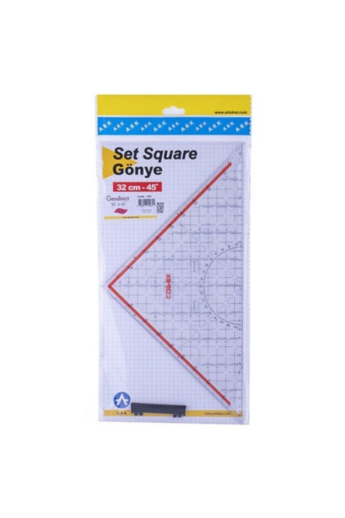 Ark Geoder Cetvel Geometrik Açili Gönye 32 Cm