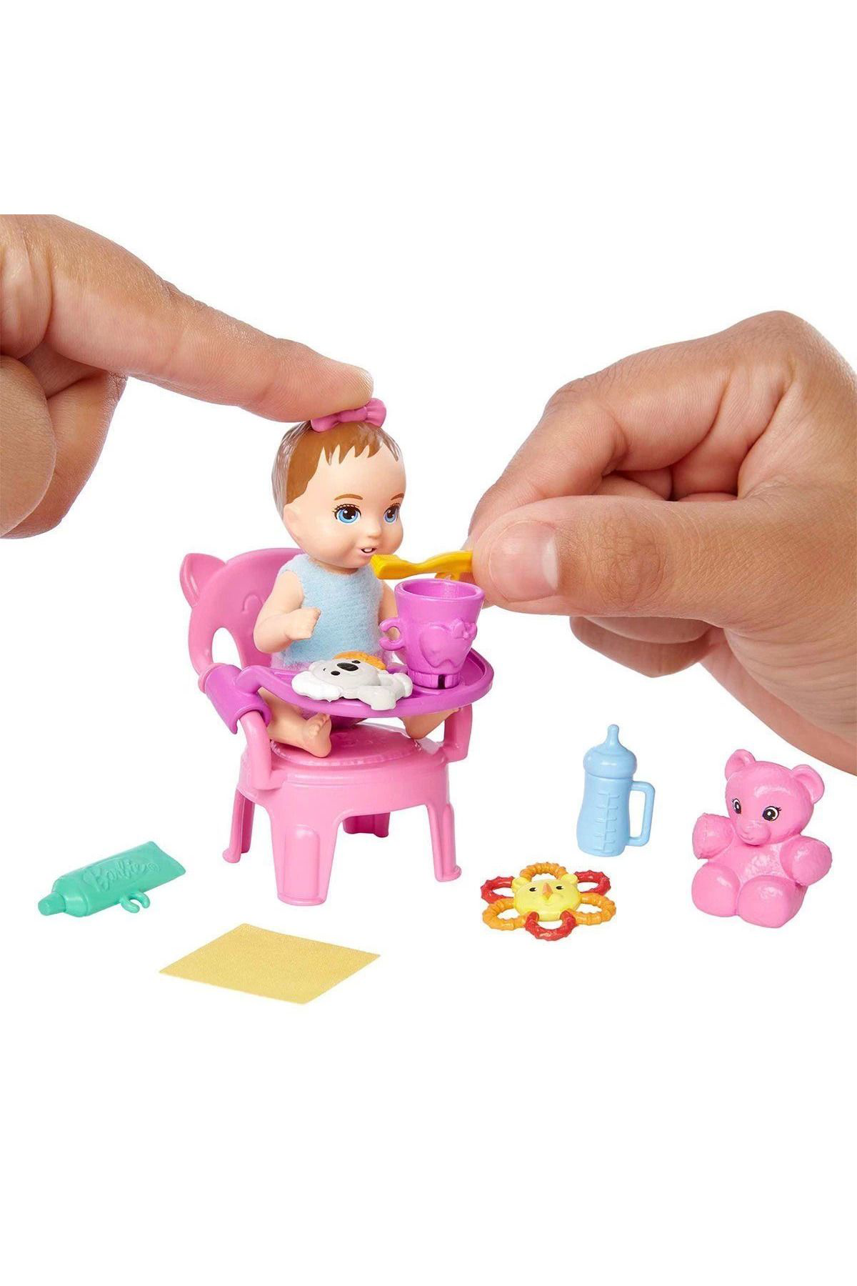 Gizmurstore Ghv83 Özellikli Minik Bebekler /Barbie Bebek Bakicisi -1 Adet Fiy