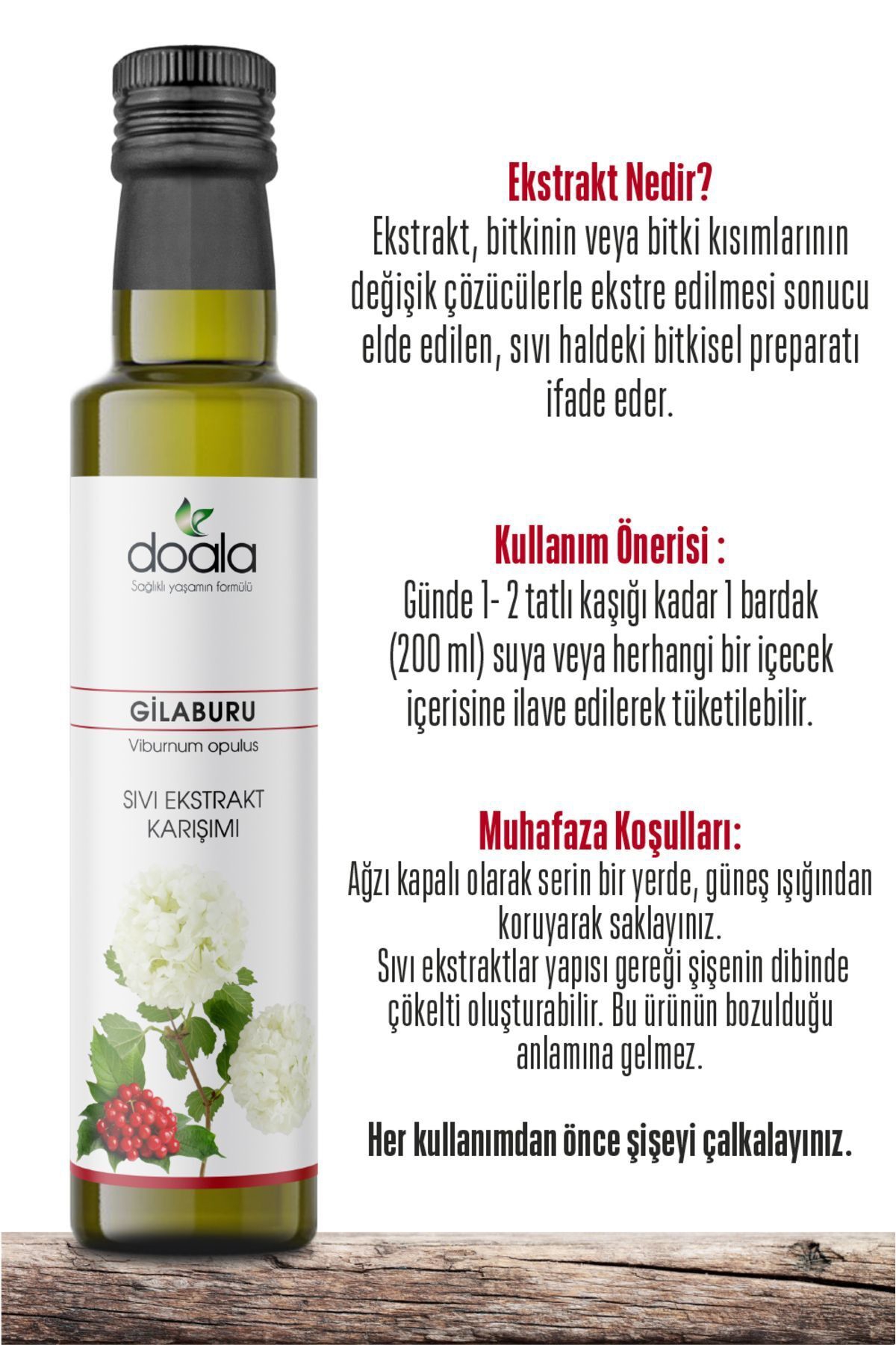 Doala Gilaburu Sivi Ekstrakt Karişimi 225Ml
