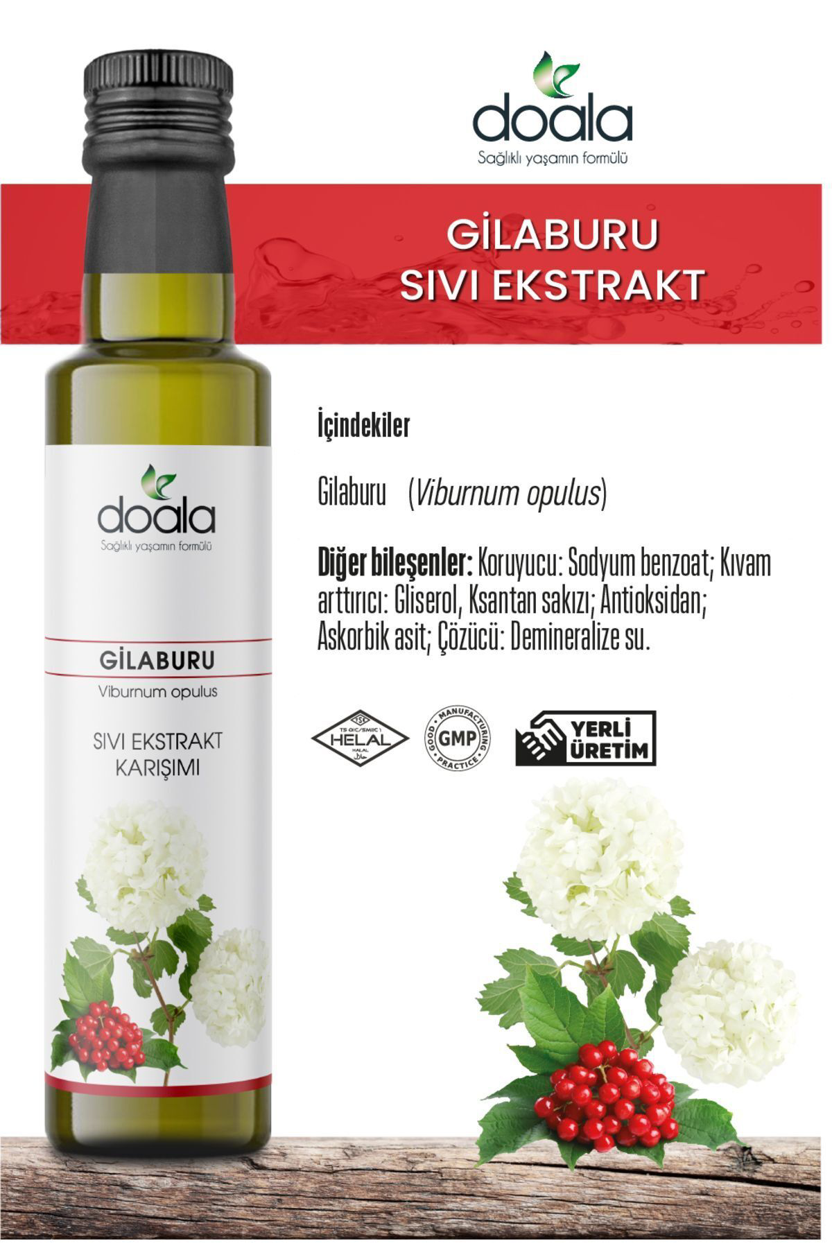 Doala Gilaburu Sivi Ekstrakt Karişimi 225Ml