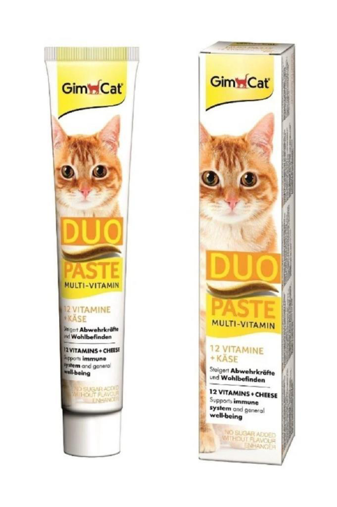 Gimcat  Multi Vitamin 12 Vitaminli Peynirli Kedi Macunu 50 Gr