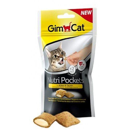 Gimcat  Nutripockets Peynir Taurin Kedi Ödülü 60 Gr