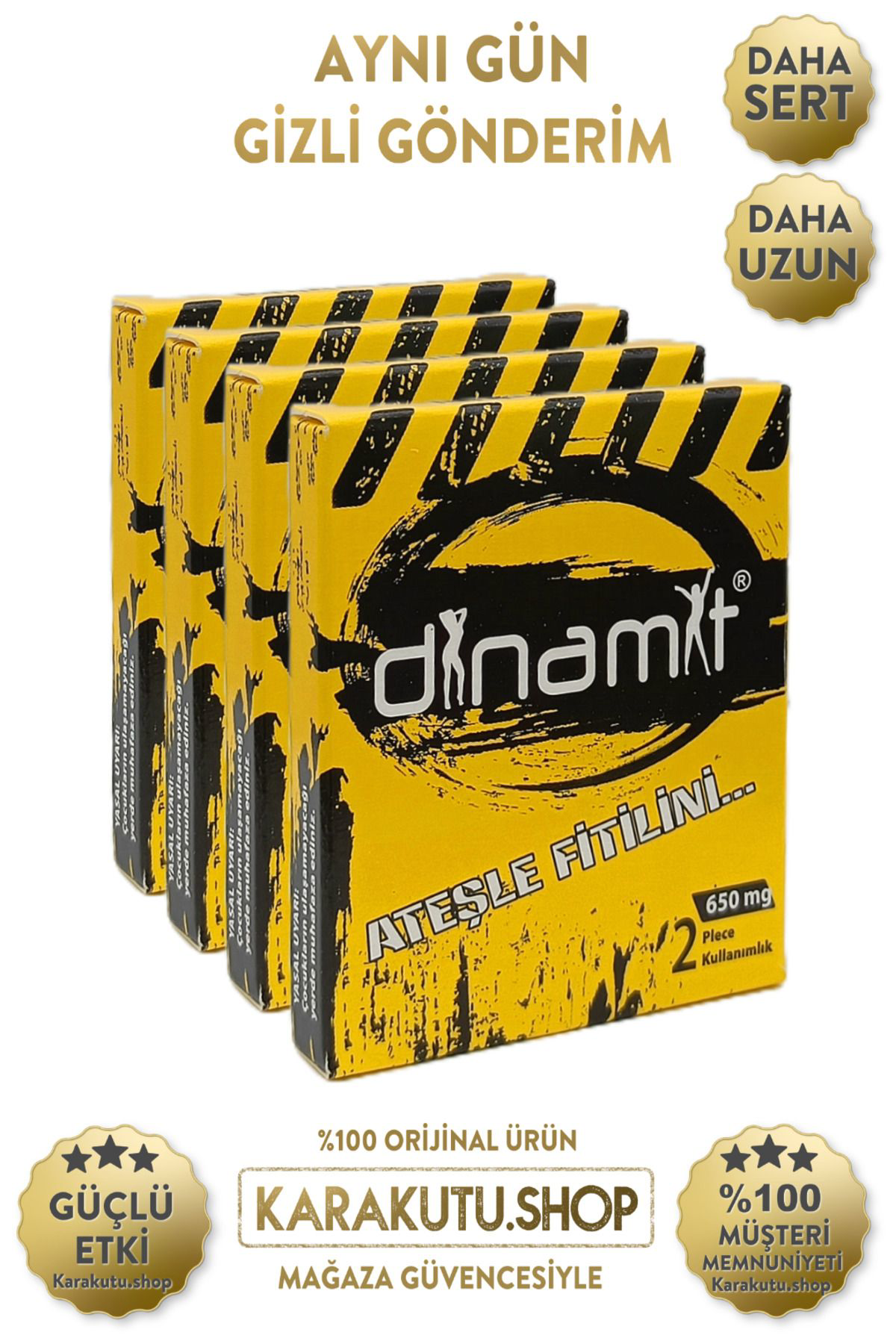 Dinamit Ginseng Kapsül 4 Adet