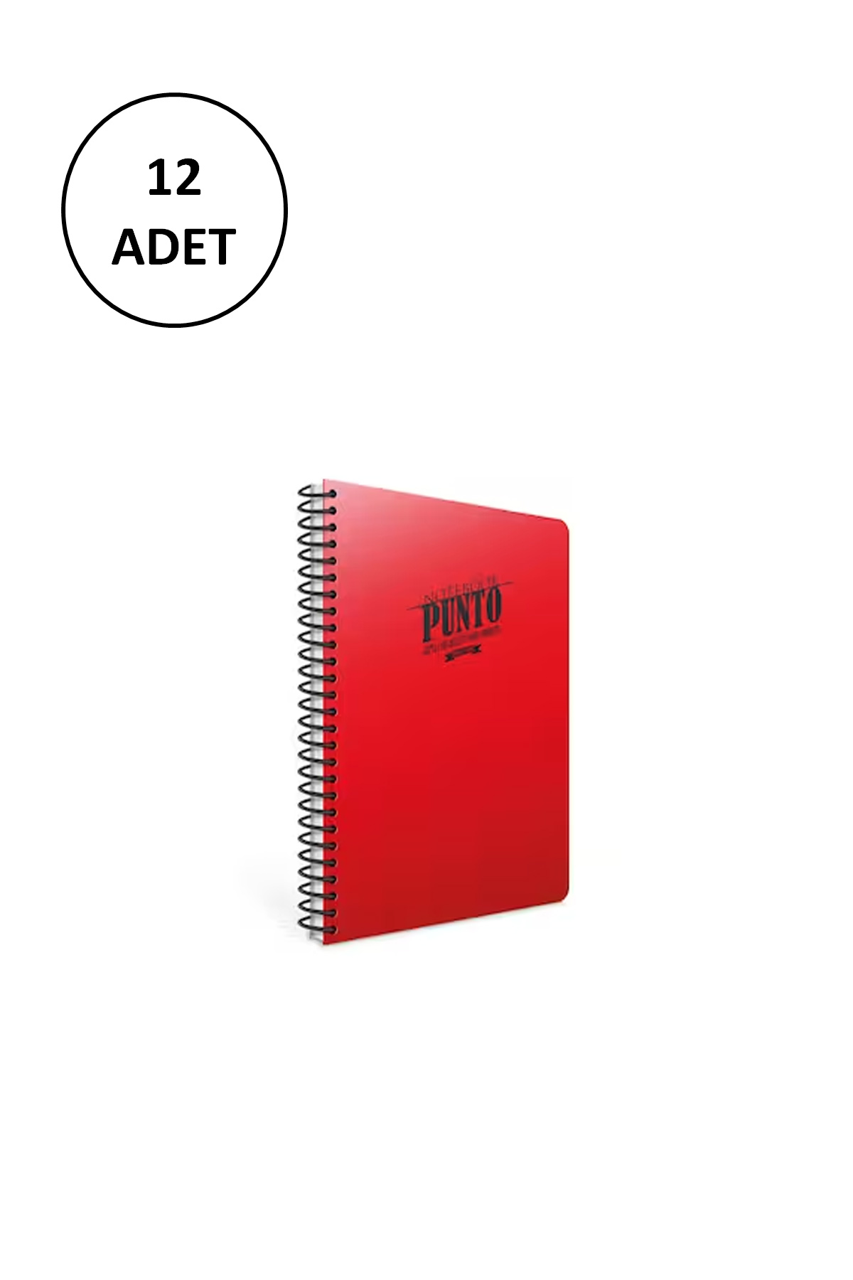 Just Cheap Store Gipta Punto A5 Spiralli Pp Kapak Defter 60 Yaprak Çizgili (12 Li 