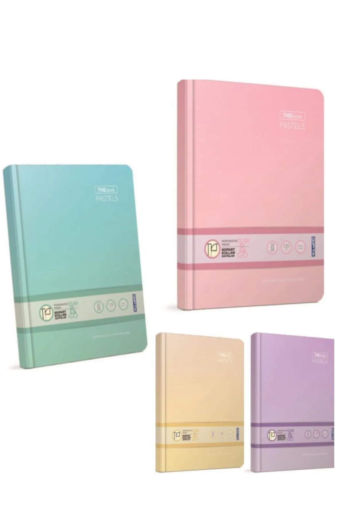 Just Cheap Store Gipta Thebook Pastels İp Dikişli Sert Kapak 20X28cm 120 Yaprak Ka
