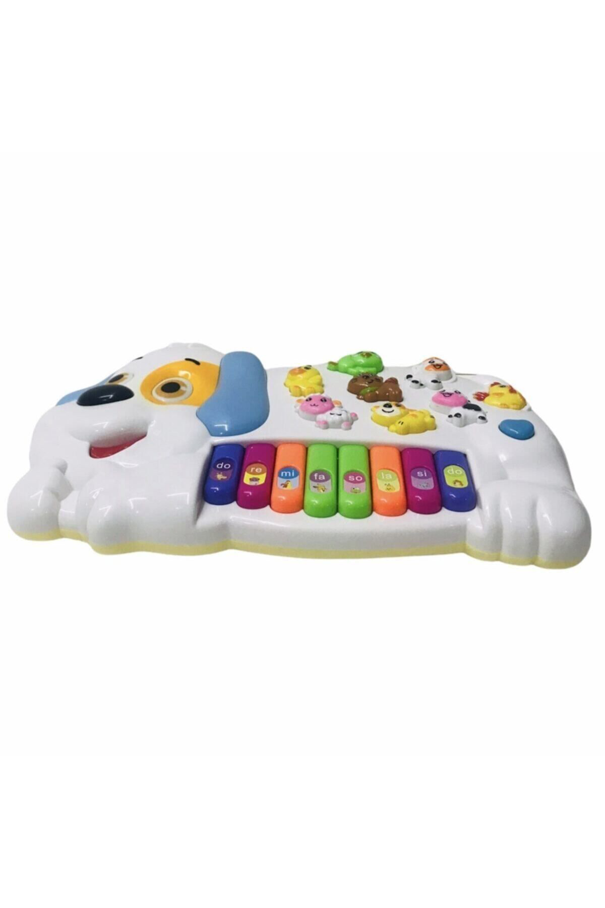 Can Ali Toys Gkcx Çiftlik Hayvan Sesli Eğitici Piyano Oyuncak - Köpek New Desn