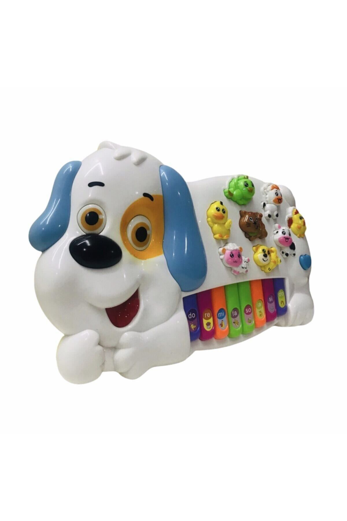 Can Ali Toys Gkcx Çiftlik Hayvan Sesli Eğitici Piyano Oyuncak - Köpek New Desn