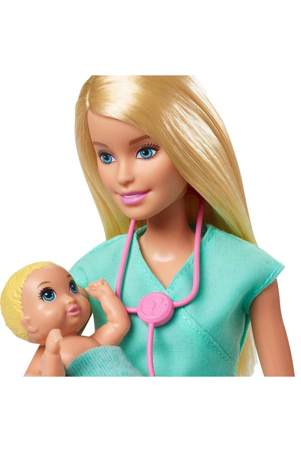 Pamiravm Gkh23 Barbie Bebek Doktoru - Sarişin