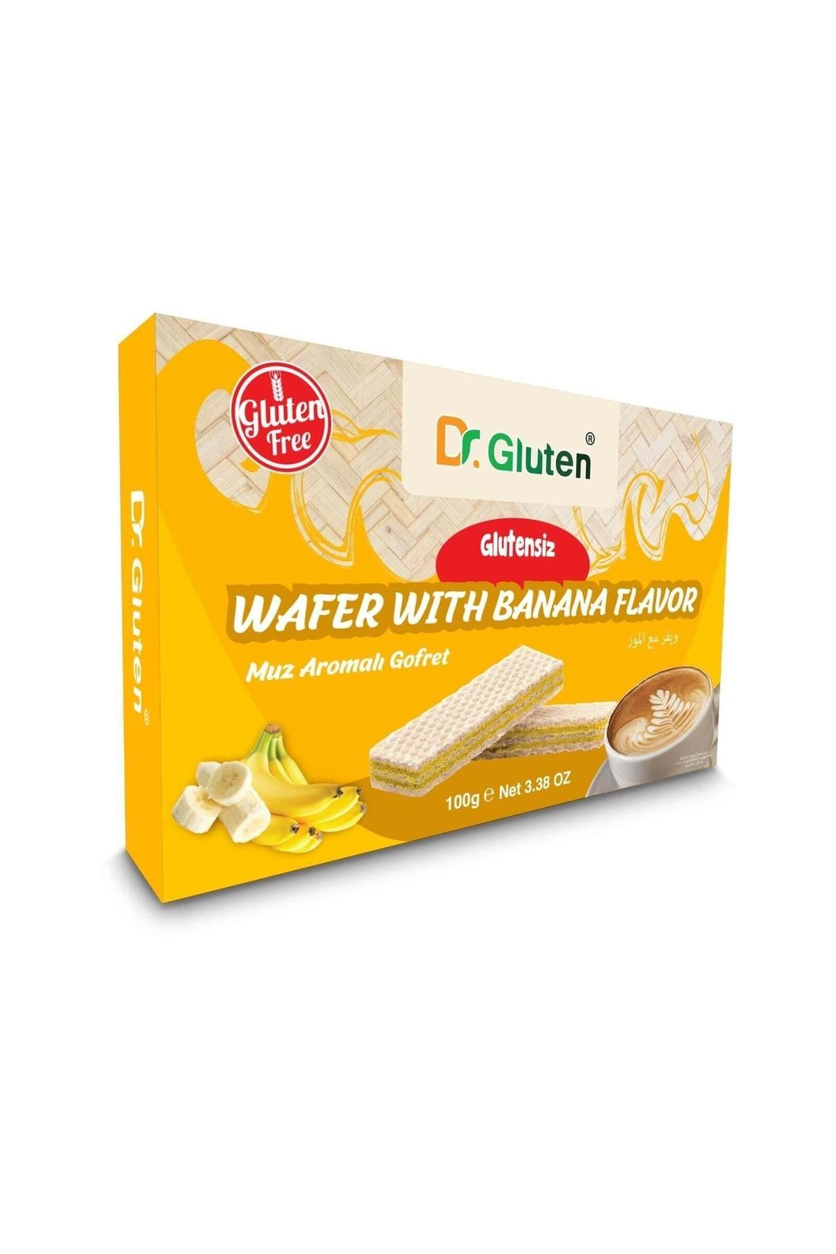 Dr.Gluten Glutensiz Gofret Muz Aromali 100 G